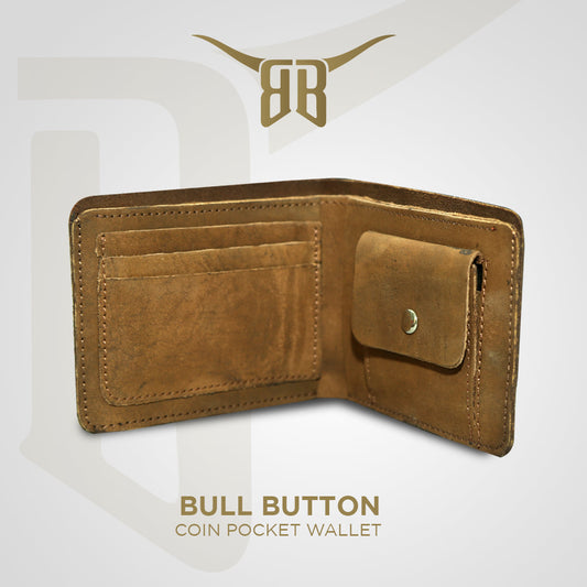 𝗕𝘂𝗹𝗹 𝗕𝘂𝘁𝘁𝗼𝗻 – 𝗚𝗲𝗻𝘂𝗶𝗻𝗲 𝗟𝗲𝗮𝘁𝗵𝗲𝗿 𝗠𝗲𝗻'𝘀 𝗪𝗮𝗹𝗹𝗲𝘁