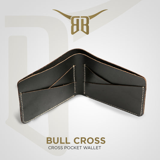 𝗕𝘂𝗹𝗹 𝗖𝗿𝗼𝘀𝘀 – 𝗚𝗲𝗻𝘂𝗶𝗻𝗲 𝗟𝗲𝗮𝘁𝗵𝗲𝗿 𝗠𝗲𝗻'𝘀 𝗪𝗮𝗹𝗹𝗲𝘁