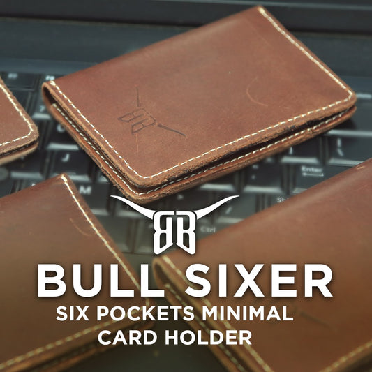 Bull Sixer – Leather Card Holder
